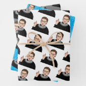 RUTH BADER GINSBURG Hanukkah Wrapping Paper Sheets Geschenkpapier Set (Beispiel)
