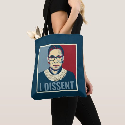Ruth Bader Ginsburg I Dissent Pop Art Tasche (Von Nahem)