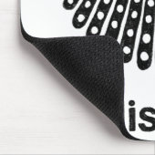 Ruth Bader Ginsburg I Dissent RBG Collar Mousepad (Ecke)