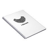 Ruth Bader Ginsburg I Dissent RBG Collar Notizblock (Rechte Seite)