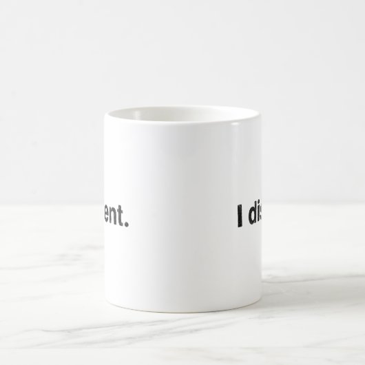 Ruth Bader Ginsburg I Dissent RBG Kaffeetasse (Mittel)