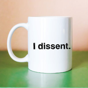 Ruth Bader Ginsburg Ich widerspreche RBG Kaffeetasse