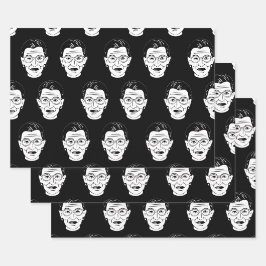 Ruth Bader Ginsburg ist Face Feminist Notorin der Geschenkpapier Set (Set)