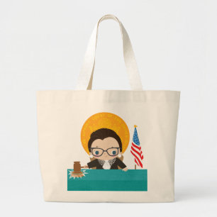 Ruth Bader Ginsburg Jumbo Stoffbeutel