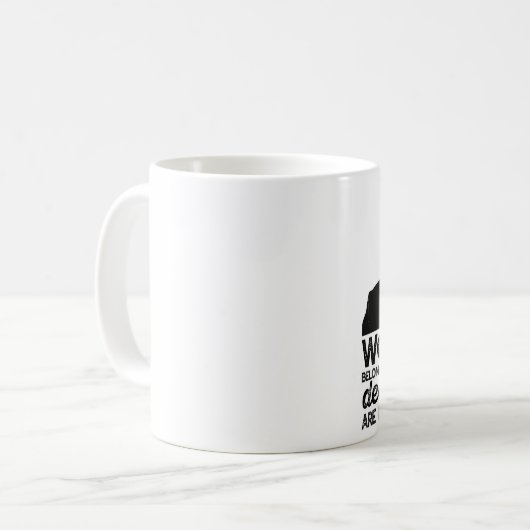 Ruth Bader Ginsburg Kaffeetasse (Vorderseite Links)