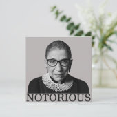 Ruth Bader Ginsburg Karte (Stehend Vorderseite)