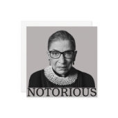 Ruth Bader Ginsburg Karte (Vorderseite/Rückseite Beispiel)