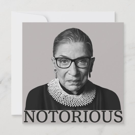 Ruth Bader Ginsburg Karte (Vorderseite)