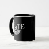 Ruth Bader Ginsburg Lace Collar Abstimmung Tasse (Vorderseite Links)