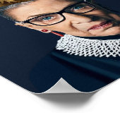 Ruth Bader Ginsburg mit Goldkrone Poster (Ecke)