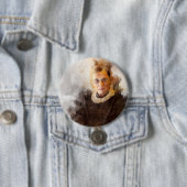 Ruth Bader Ginsburg mit Richter Robe Portrait Button (Beispiel)