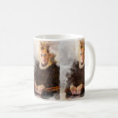 Ruth Bader Ginsburg mit Richter Robe Portrait Kaffeetasse (VorderseiteRechts)