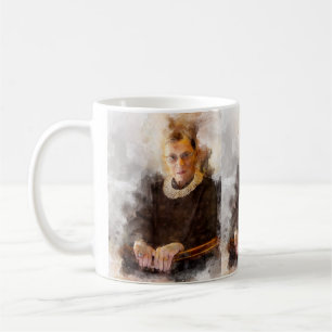 Ruth Bader Ginsburg mit Richter Robe Portrait Kaffeetasse