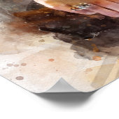 Ruth Bader Ginsburg mit Richter Robe Portrait Poster (Ecke)