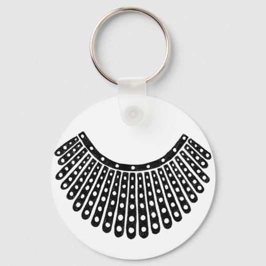 Ruth Bader Ginsburg Notorious RBG Collar Schlüsselanhänger (Vorderseite)