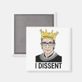 Ruth Bader Ginsburg, Notorious RBG, ich abweichend Magnet (Vorderseite/Rückseite)