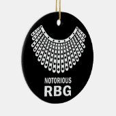Ruth Bader Ginsburg - Notorious RBG Keramik Ornament (Rechts)