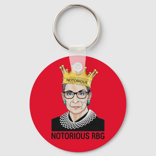 Ruth Bader Ginsburg - Notorious RBG Schlüsselanhänger (Vorderseite)