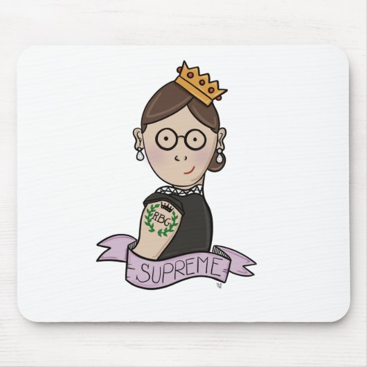 Ruth Bader Ginsburg, notorisches RBG Mousepad (Vorne)