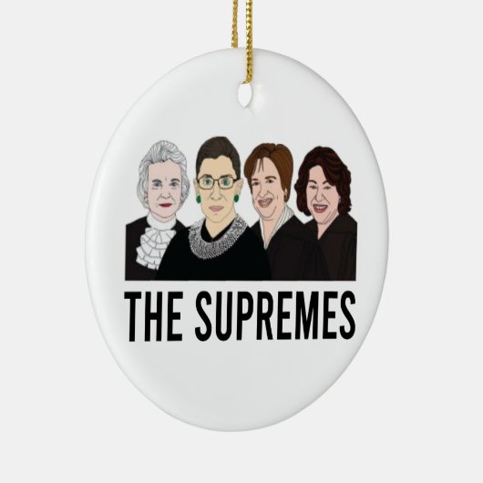 Ruth Bader Ginsburg, Oberster Gerichtshof Frauen Keramik Ornament (Rechts)