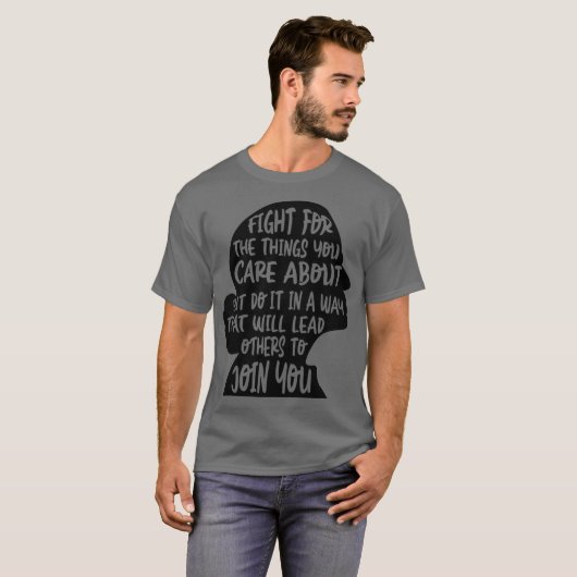 Ruth Bader Ginsburg Oberster Gerichtshof RBG T-Shirt (Vorne ganz)