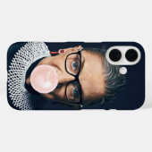 Ruth Bader Ginsburg Pink Bubble gum Case-Mate iPhone Hülle (Rückseite (Horizontal))