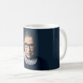 Ruth Bader Ginsburg Pink Bubble gum Kaffeetasse (VorderseiteRechts)