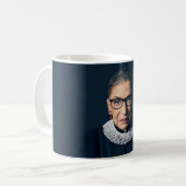 Ruth Bader Ginsburg Pink Bubble gum Kaffeetasse (Vorderseite Links)