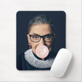 Ruth Bader Ginsburg Pink Bubble gum Mousepad (Mit Mouse)