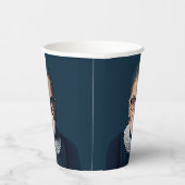 Ruth Bader Ginsburg Pink Bubble gum Pappbecher (Rechts)