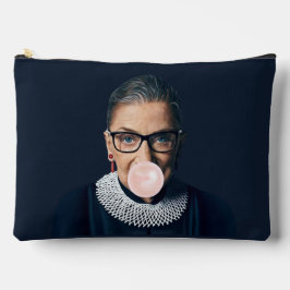 Ruth Bader Ginsburg Pink Bubble gum Zubehörtasche
