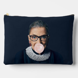 Ruth Bader Ginsburg Pink Bubble gum Zubehörtasche