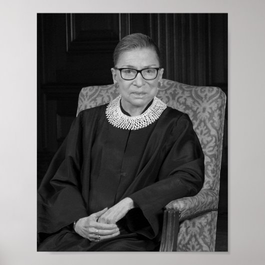 Ruth Bader Ginsburg Portrait - 2016 Poster (Vorne)