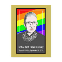 Ruth Bader Ginsburg Postcard, Oberster Gerichtshof