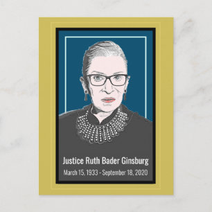 Ruth Bader Ginsburg Postcard, Oberster Gerichtshof Postkarte