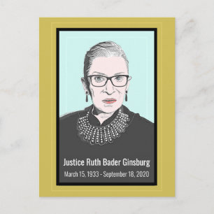 Ruth Bader Ginsburg Postcard, Oberster Gerichtshof Postkarte