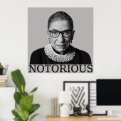 Ruth Bader Ginsburg Poster (Heimbüro)