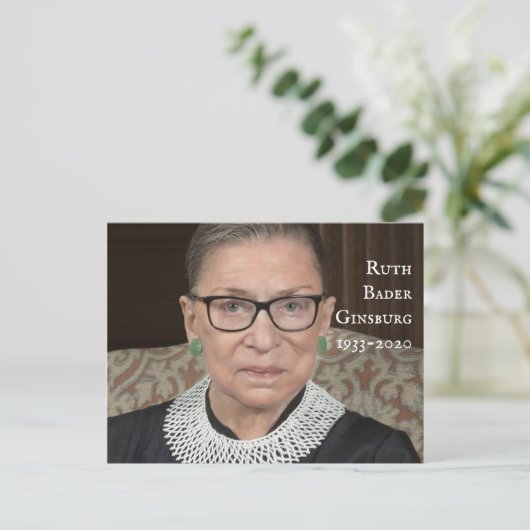 Ruth Bader Ginsburg Postkarte (Stehend Vorderseite)