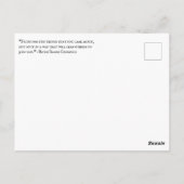 Ruth Bader Ginsburg Postkarte (Rückseite)