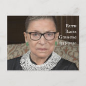 Ruth Bader Ginsburg Postkarte (Vorderseite)