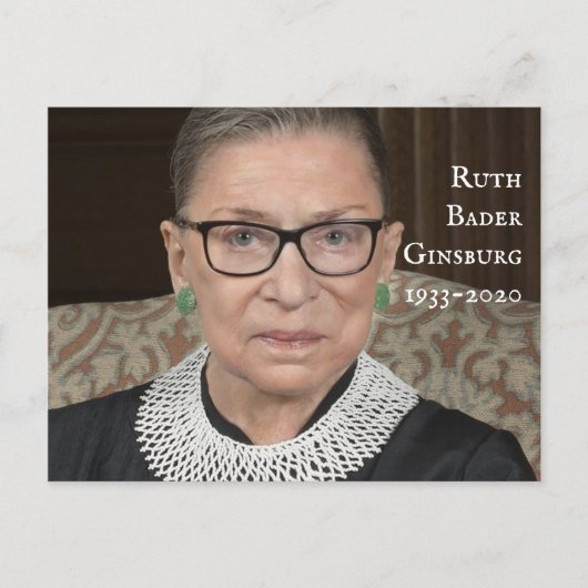 Ruth Bader Ginsburg Postkarte (Vorderseite)