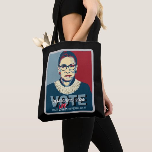 Ruth Bader Ginsburg Pro-Choice 2024 Frauen Tasche (Von Nahem)