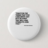 Ruth Bader Ginsburg Quote Care Button (Vorderseite)