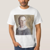 Ruth Bader Ginsburg & Quote T-Shirt (Vorderseite)
