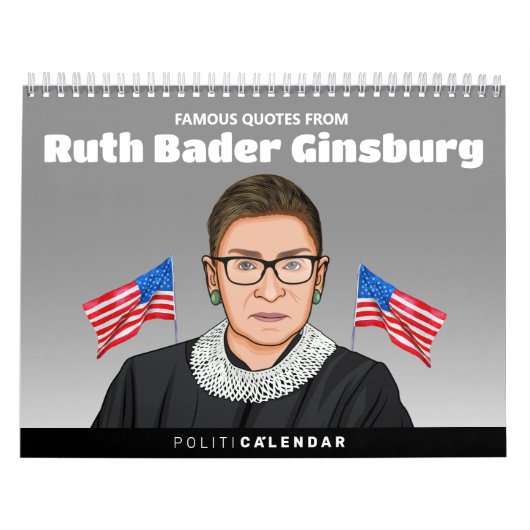 Ruth Bader Ginsburg Quotes-Kalender Kalender (Titelbild)