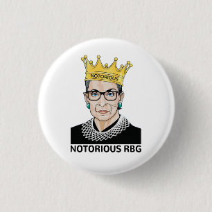 Ruth Bader Ginsburg - RBG Button