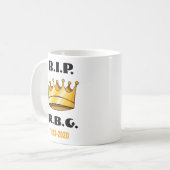 Ruth Bader Ginsburg RBG Erholung für Frieden Kaffeetasse (Vorderseite Links)