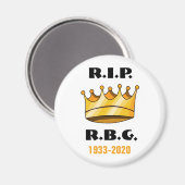 Ruth Bader Ginsburg RBG Erholung für Frieden Magnet (Vorderseite/Rückseite)