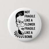 Ruth Bader Ginsburg, RBG, Feminist Button (Vorderseite)