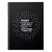 Ruth Bader Ginsburg RBG Fight Notebook Notizblock (Vorderseite)